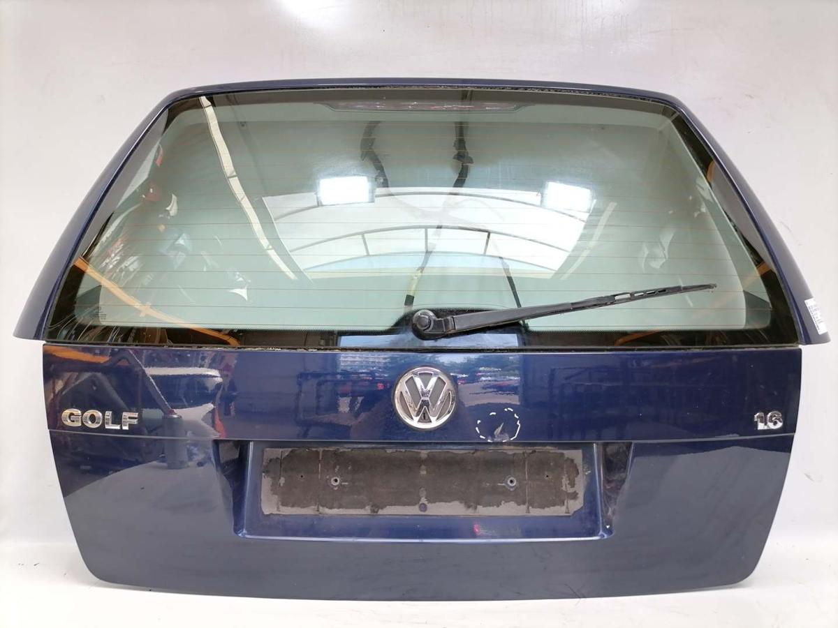 VW Golf 4 original Heckklappe mit Heckscheibe LA5G Perlblau Kombi Variant Bj.2001